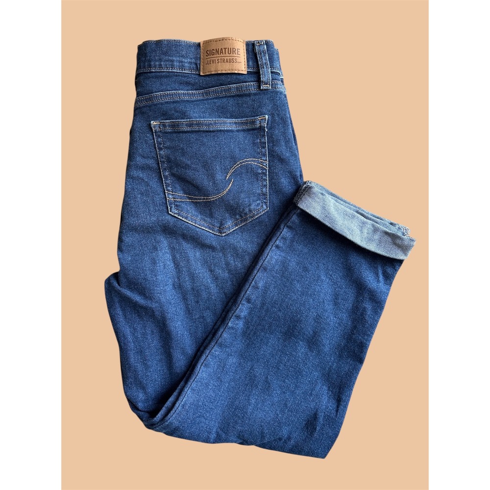 Signature by Levi Strauss Heritage Boyfriend Jeans Women's‎ Size 10 W30 Denim